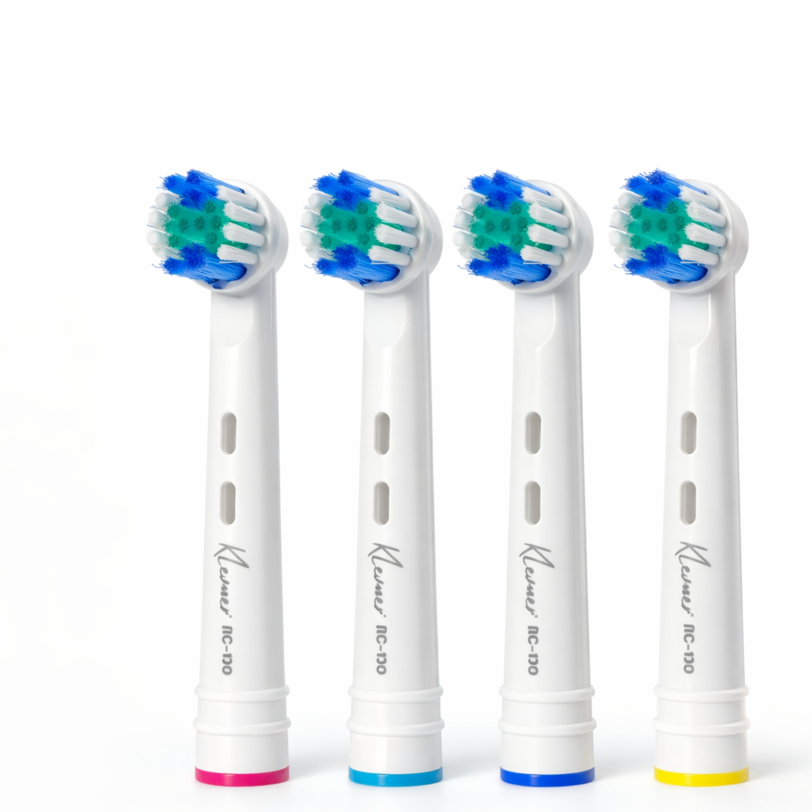 Klevner KC-100 Premium Oral B Aufsteckbürsten für Elektrische Zahnbürste - electric toothbrush - Ersatzbürsten- 4er Set Für Oral B Zahnbürste Elektrische - elektrische zahnbürste - Familienset -