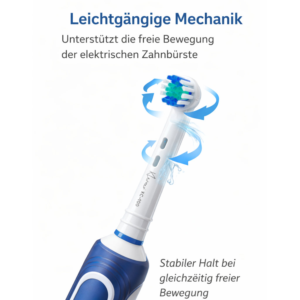 Klevner KC-100 Premium Oral B Aufsteckbürsten für Elektrische Zahnbürste - electric toothbrush - Ersatzbürsten- 4er Set Für Oral B Zahnbürste Elektrische - elektrische zahnbürste - Familienset -