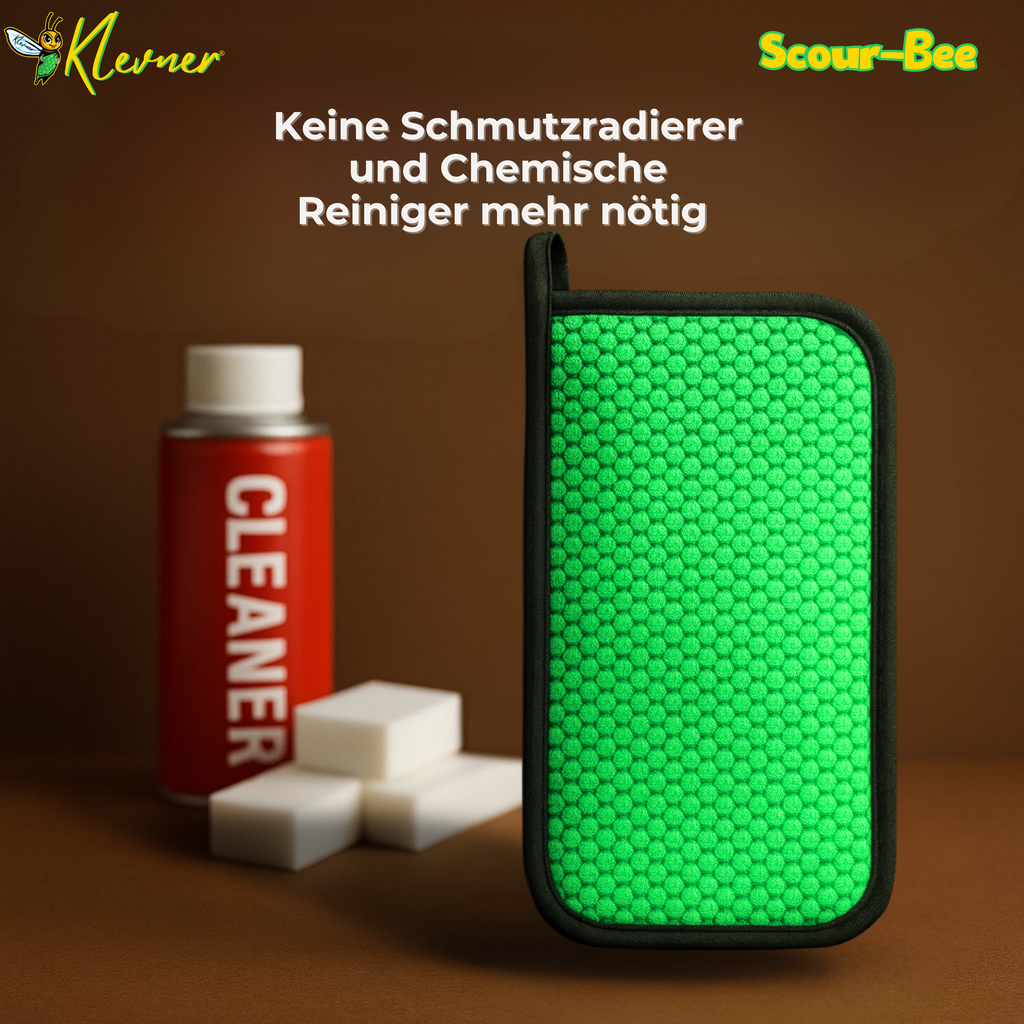 ScourBee Mikrofasertuch – Streifenfrei Reinigen & Polieren