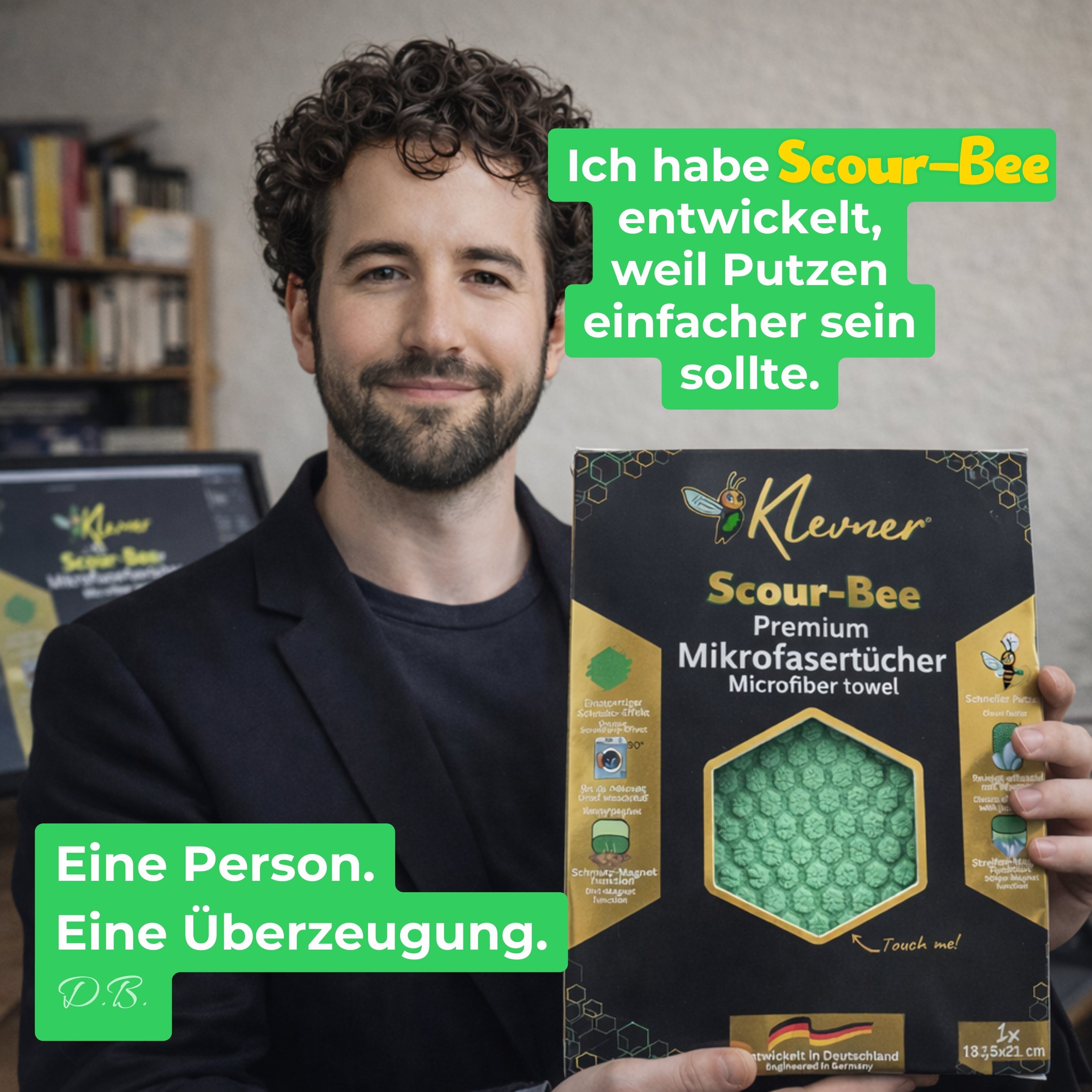 Mehrschichtiges Mikrofasertuch Schruber 12 Schichten – Wiederverwendbarer Küchenreiniger Abziehbar